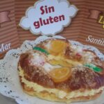 Roscón de Reyes relleno de crema. Sin gluten. (600 grs.)