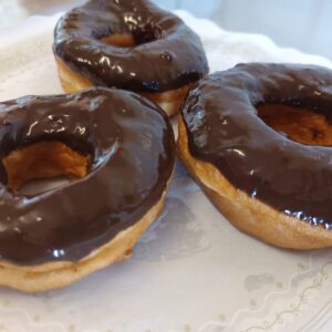 Berlina de chocolate <br> (sin gluten)