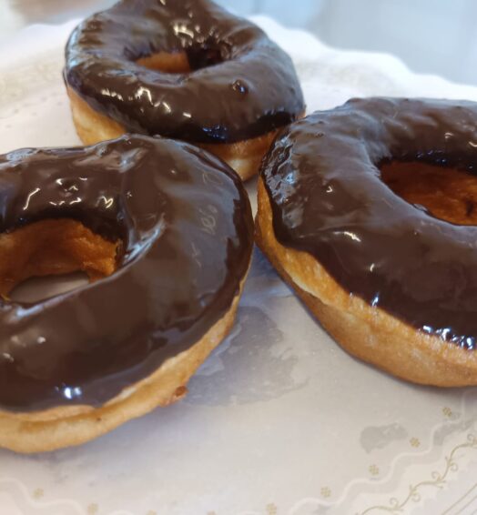 Berlina de chocolate <br> (sin gluten)